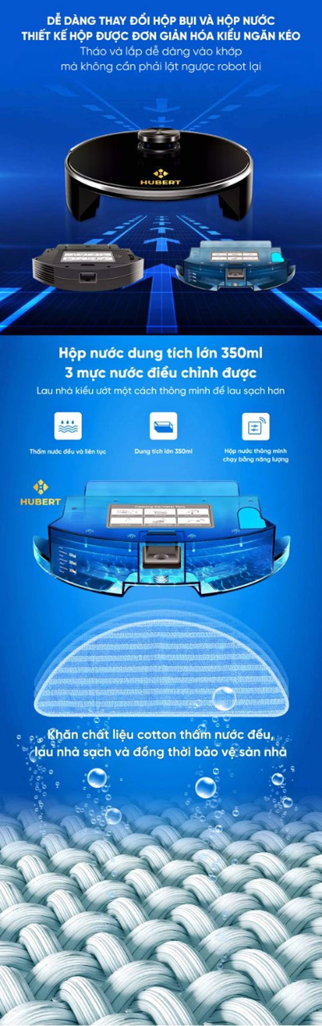 Robot hút bụi Hubert HB-S66 /Chi tiết sản phẩm 22